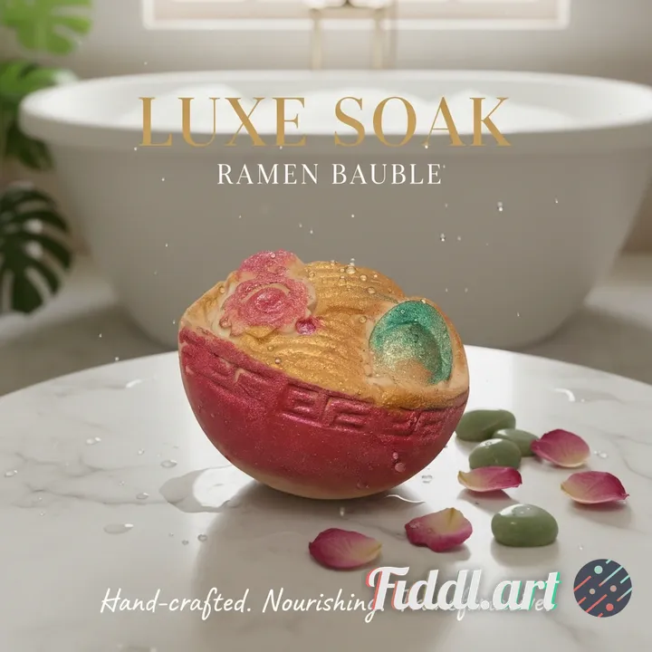 Product ad image spa high end bath fizzy