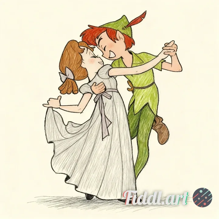 make a drawing with a more childrens book coloring style, more rough and no clear lines, rather they