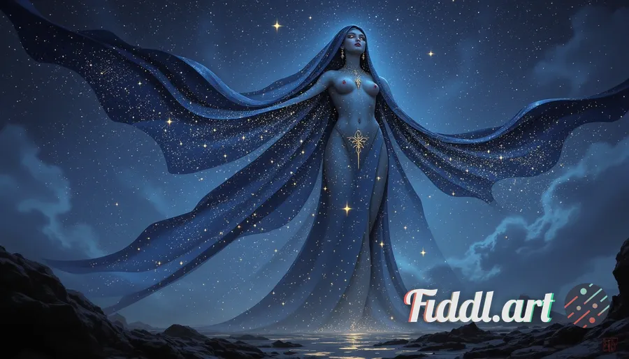 A mystical scene showcasing iridescent feathers glowing softly in the twilight, surrounded by ethere