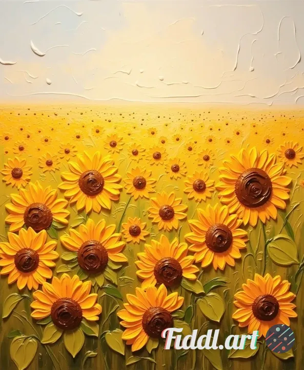 impasto flower art style, thick oil paint texture, heavy visible brushstrokes,
raised paint surface,