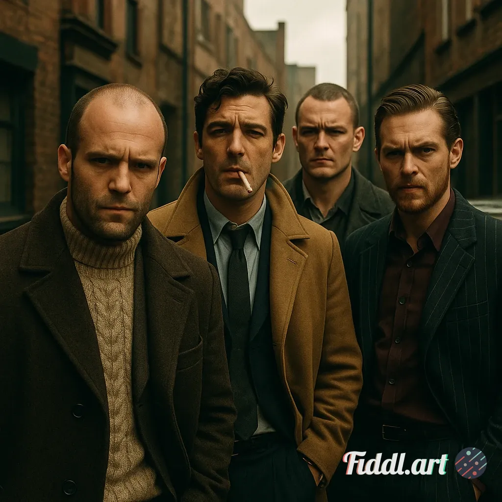 In the style of Guy Ritchie films
