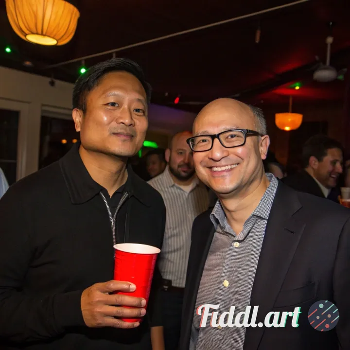 Make it so that the person on the left side is in the party (put his face instead of the guy behind 