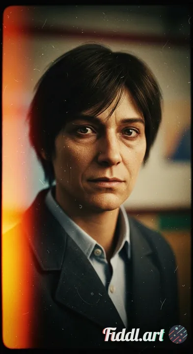 generate in ultra quality realistic the caracter, with old quality camera from 80s vintage style