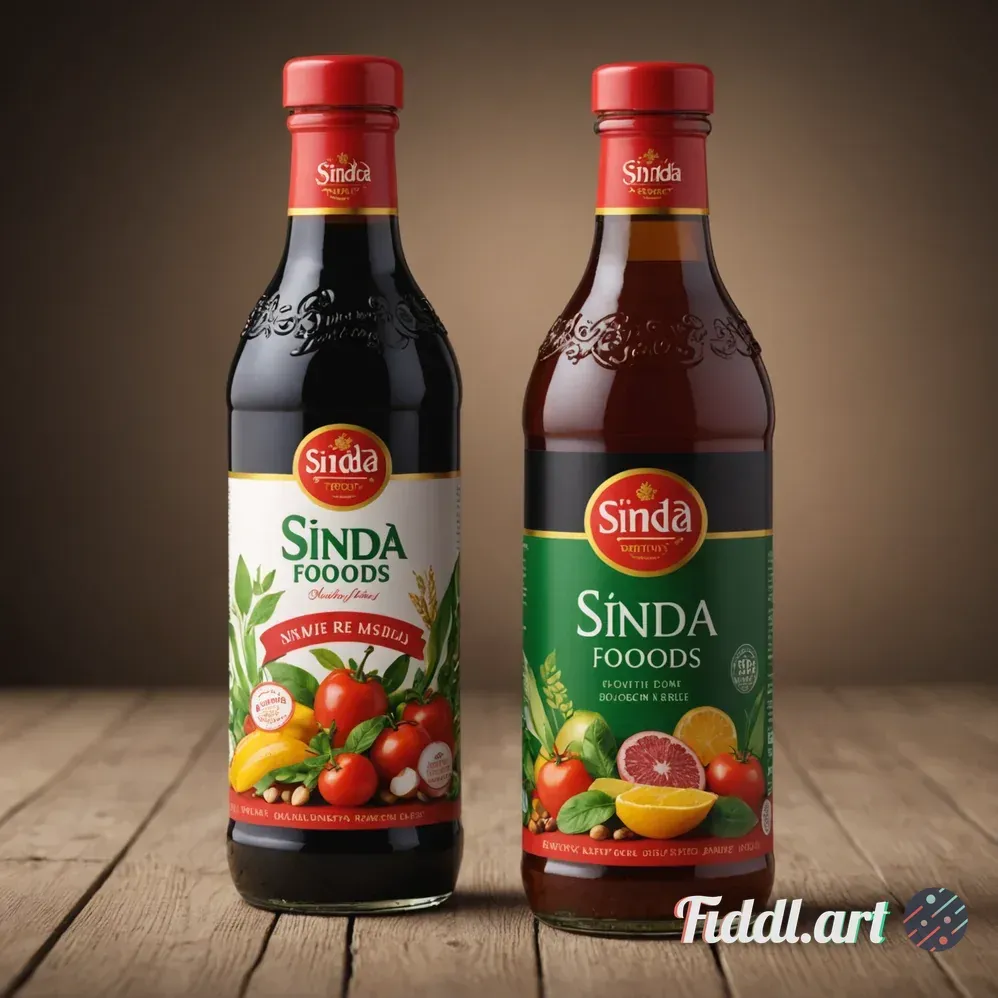 Media Index 0 | Bottle label for Brand Sinda Foods