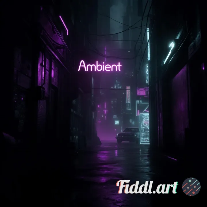 Амбиент стиль дарк неон