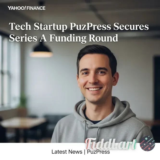 create me the realistic image of a man wearing a gray hoodie smiling for the cover of a press releas