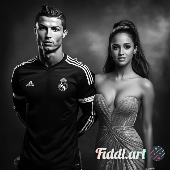 An image of cristiano Ronaldo and Ariana grande