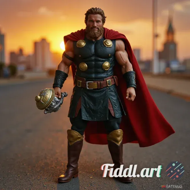 man as thor action figure