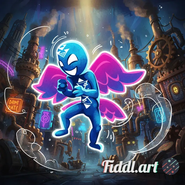 Transform this character into a richly detailed painterly cinematic style inspired by Arcane. Render