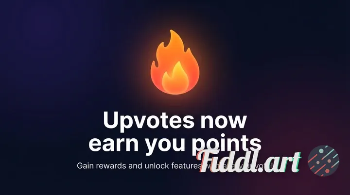 A sleek minimalist banner promotion with a dynamic fire icon glowing with vibrant orange-to-yellow g