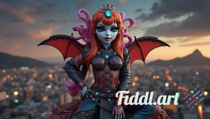 Transform this character into a painterly cinematic style inspired by Arcane, with hand-painted text