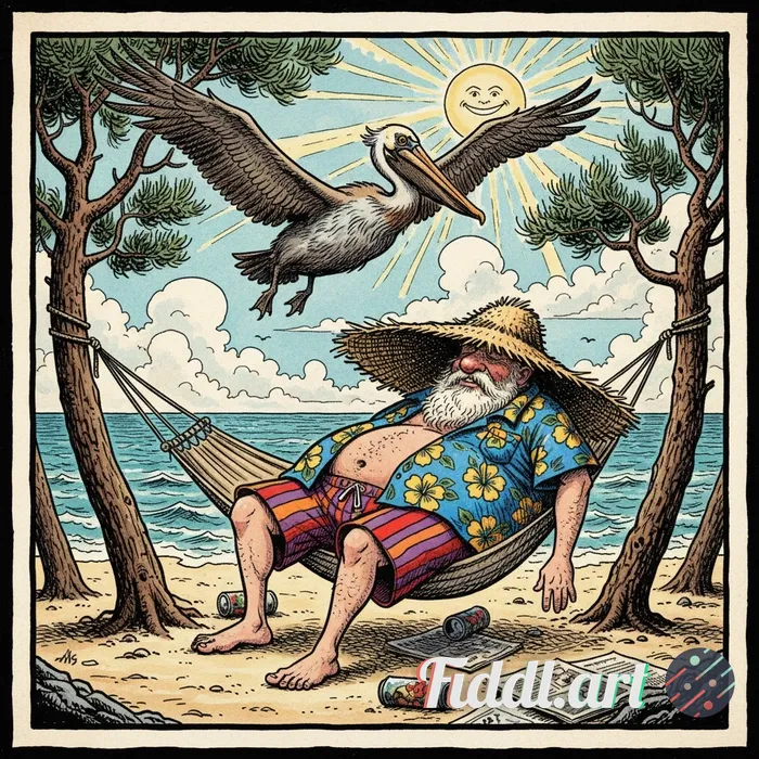 AI-generated image by @obxbeachbum