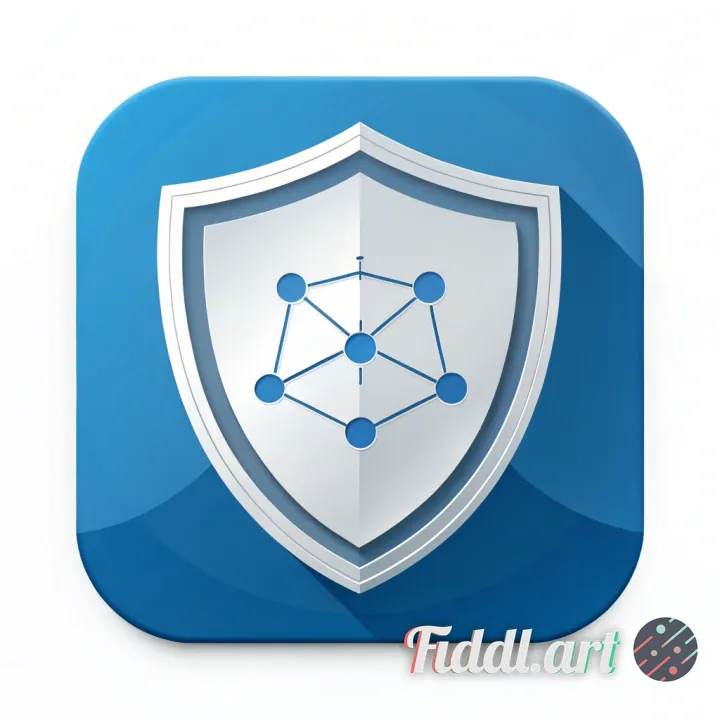 Minimalist, modern app icon design for an Active Directory and Entra management tool, featuring a cl