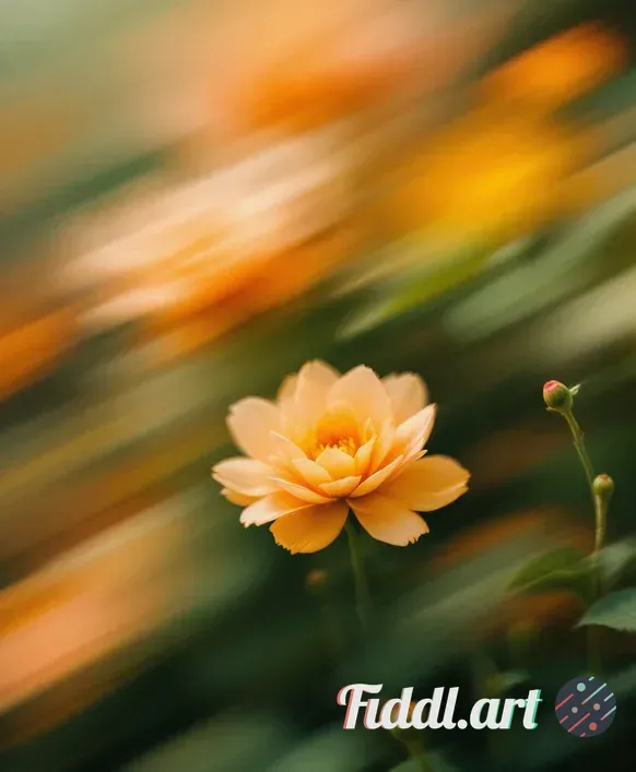 Media Index 0 | A highly macro, and abstract interpretation of flowers for a luxury visual. The scene captures flora