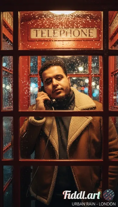 Create a cinematic portrait using my face from, inspired by amoody night-time fashion editorial.
The