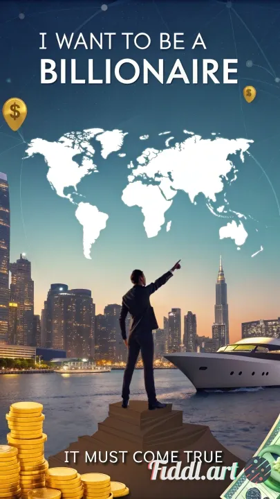 I want a be billionaire. It's must come true.. amin....