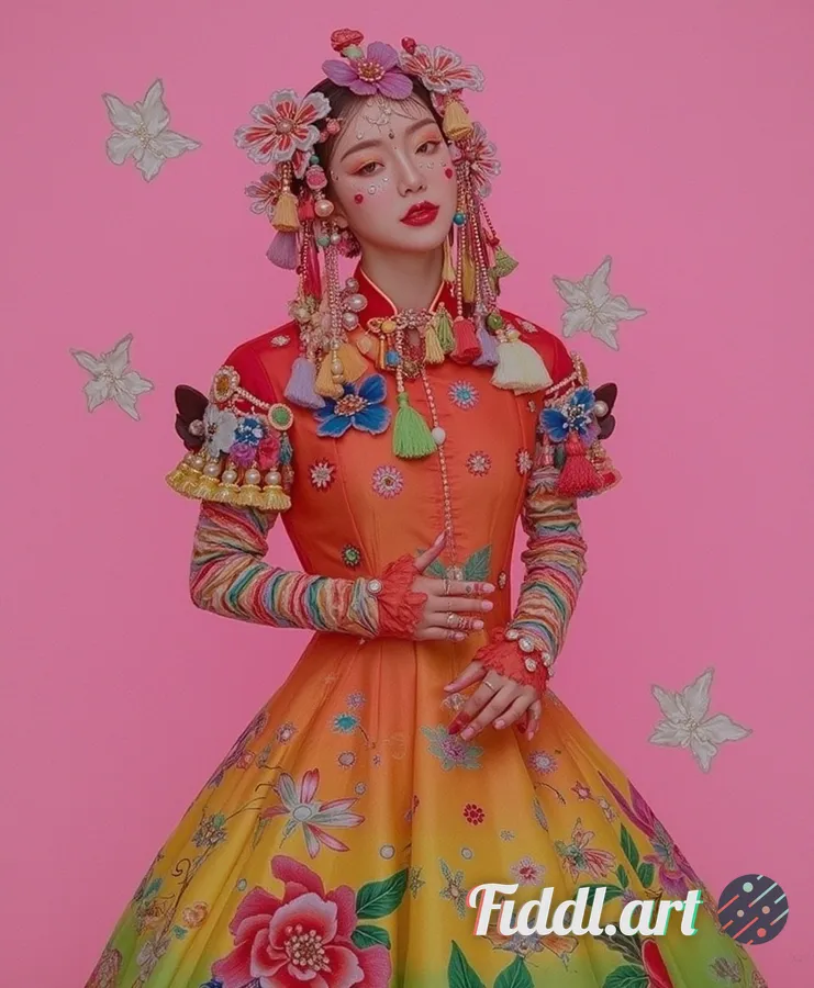 pop surrealism, strange poses, mise-en-scène, perfect anatomy, 24 year old model, kyary pamyu pamyu