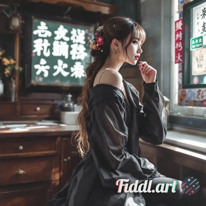 保留人物面部特征，真实手机拍照风格，保证人体比列真实自然合理，保持人物主体不变的情况下将图片扩展成一张全身照，她穿着时尚浅绿家居服，细腰宽胯厚臀的身材，引人遐思，。跪坐姿势小腿外翻，大腿压在小腿上，收