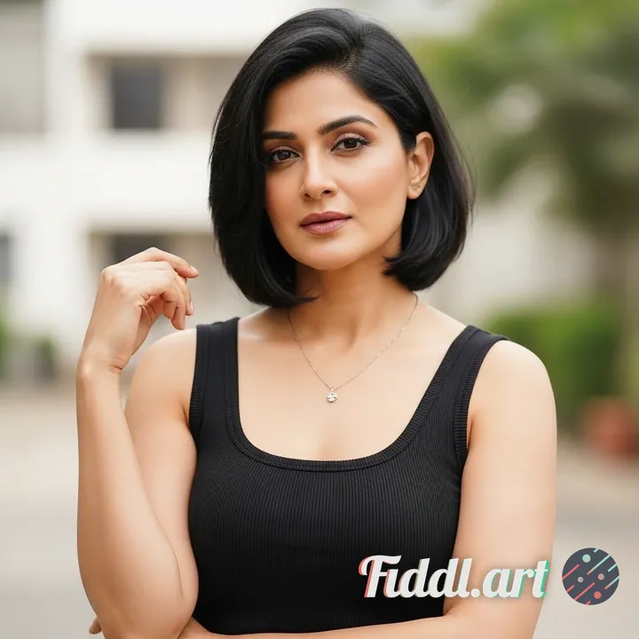 Mandira bedi wearing a tank top