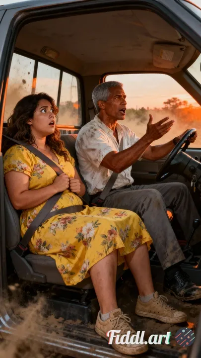 Modern Comic Art style. Two shot de perfil mostra, um Homem (pele parda, 50 anos, corpo médio magro 