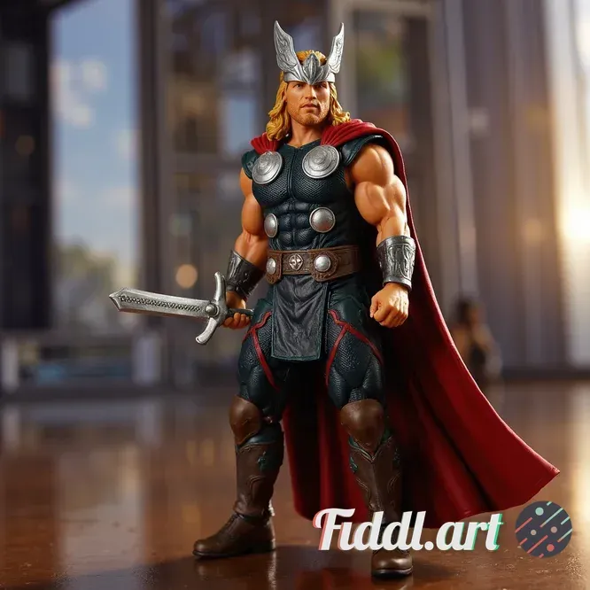 man as thor action figure