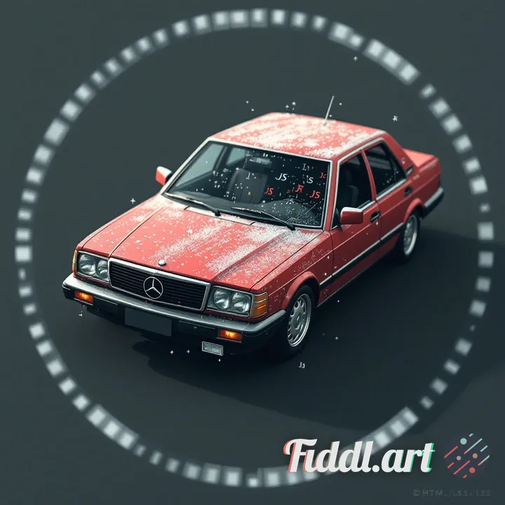 html, css, js car analogy.