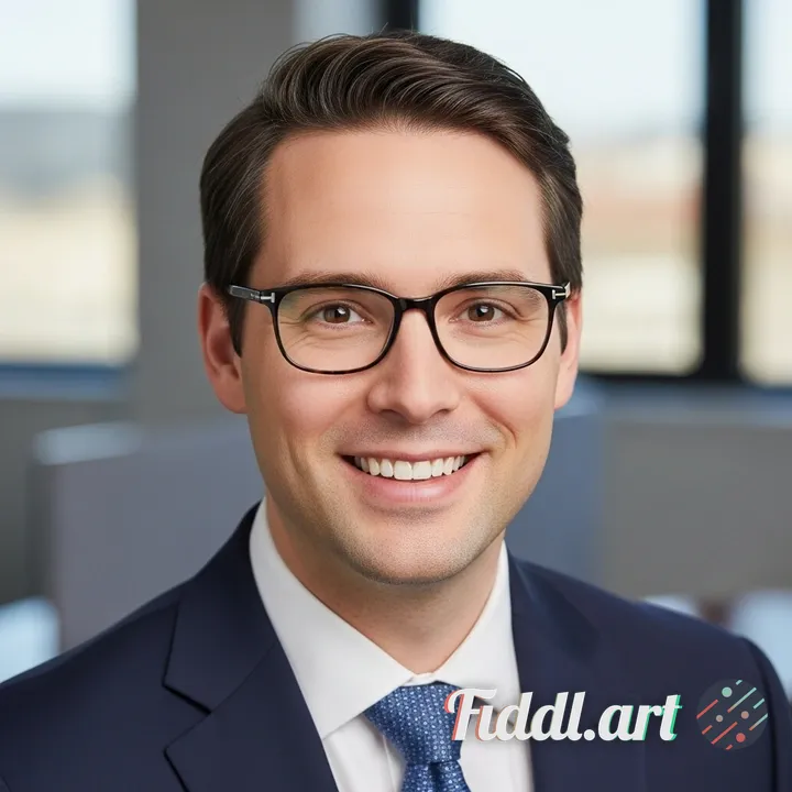 Clean the face and make the photo presentable to be used in a work social media post.