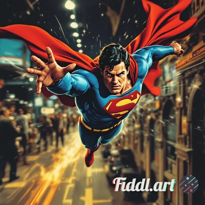1980 style superman fly