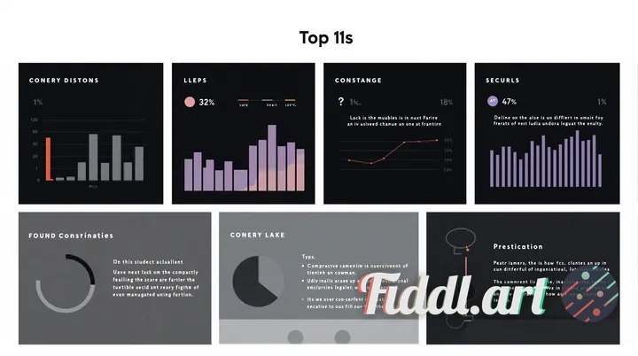 Create a minimalist dark theme infographic using the color scheme from the provided image. it should