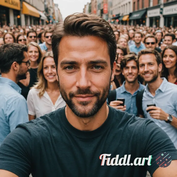 Place this exact man in a selfie with hugh jackman