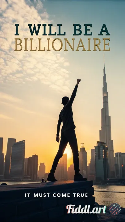 I want a be billionaire. It's must come true.. amin....