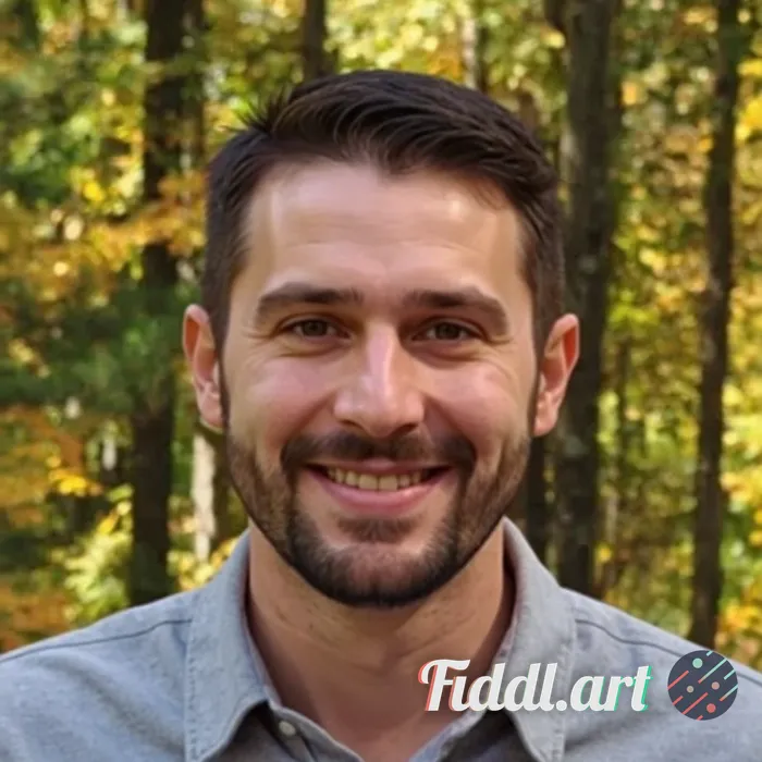 A professional looking headshot matching the input image person. Can you not have stubble and remove