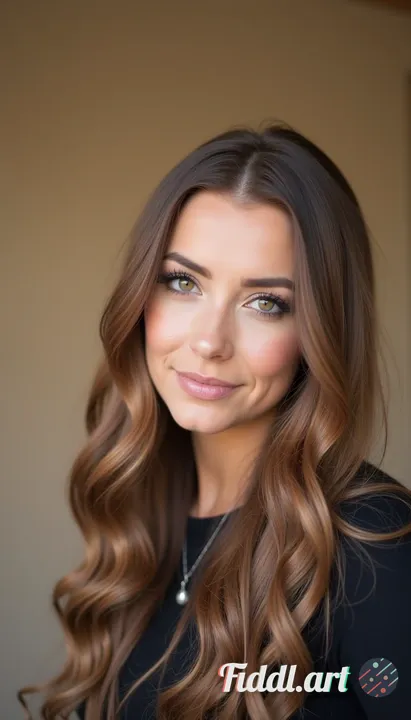 Make this woman dressed as Rapunzel. 