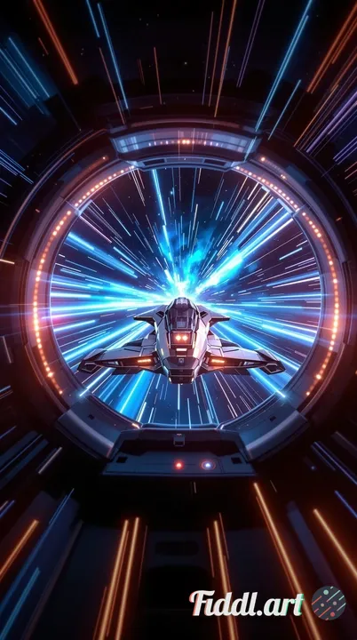 POV from inside the cockpit of a sleek, futuristic spaceship, looking through the panoramic front vi