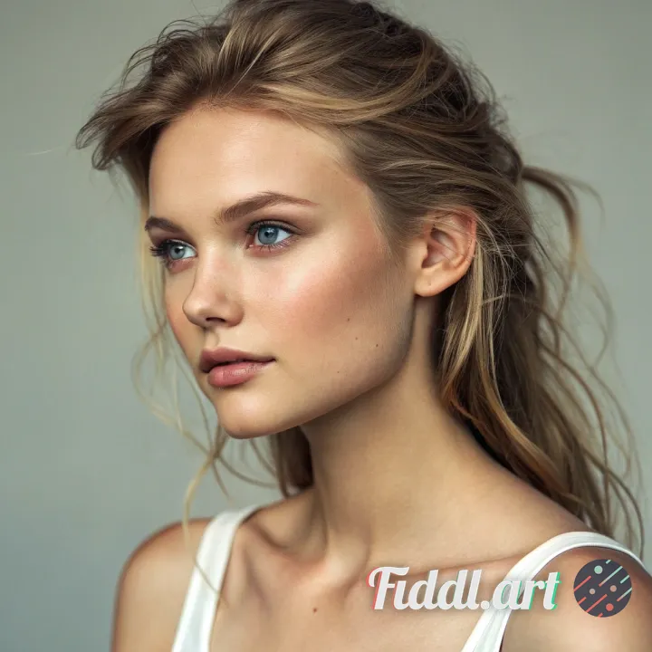 Do NOT change anything physical, nothing at all. Just change the color of skin, make it a tad whiter