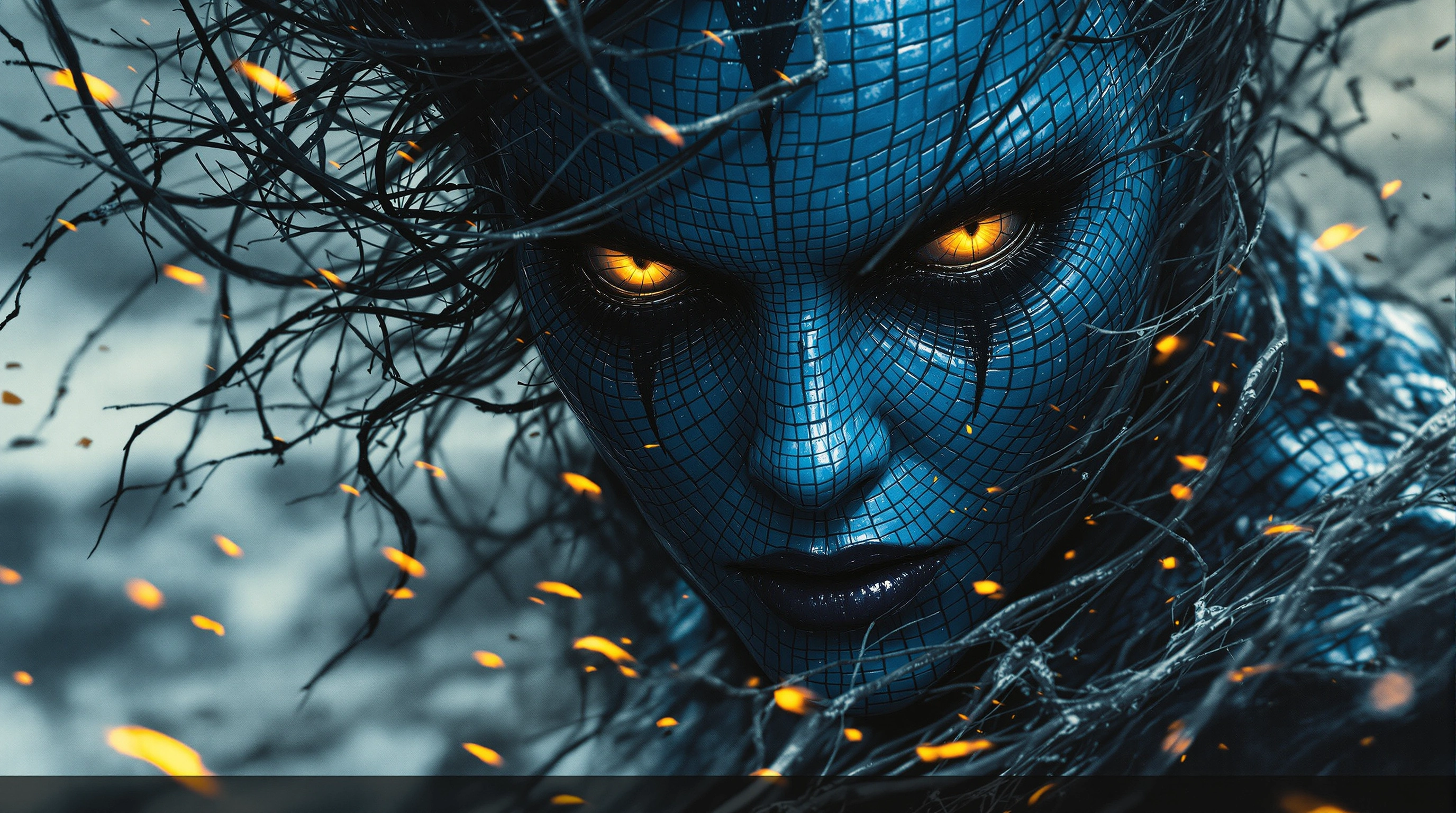 A majestic cat, wearing a small golden crown, sits poised amidst towering bookshelves bathed in warm sunlight, rendered as a detailed digital painting.