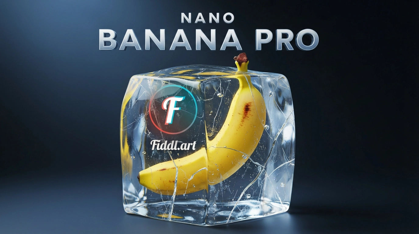 Uma ilustração digital abstrata mostrando tokens brilhantes em formato de banana se integrando a um vórtice de arte digital criativa, simbolizando o sistema de valor e recompensas de uma plataforma de IA.